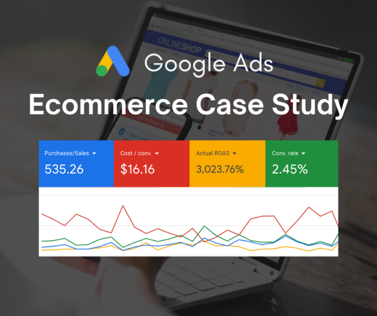 that ppc guy ecommerce case study showing google ads results